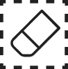 Area eraser icon