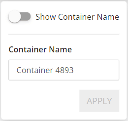 Container name options