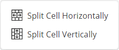 Split cell options for containers