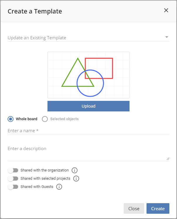 Create a template