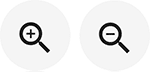 Document zoom icons