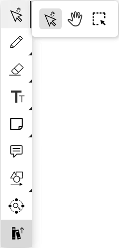 Selection and Panning Toolbar