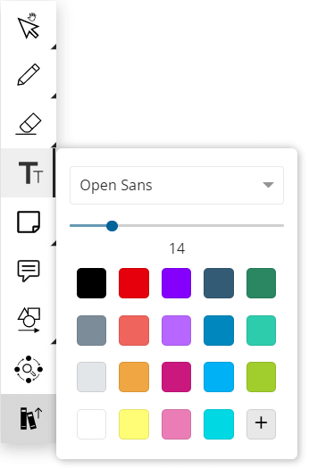 Text toolbar