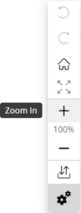 Zoom toolbar