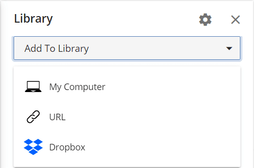 Library Dropbox List Entry