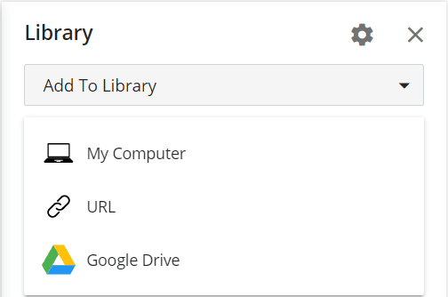 Google drive library list
