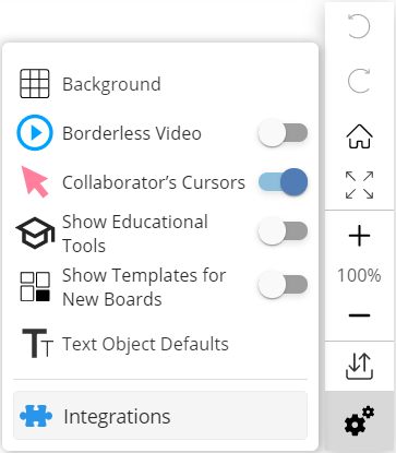 Settings and integrations