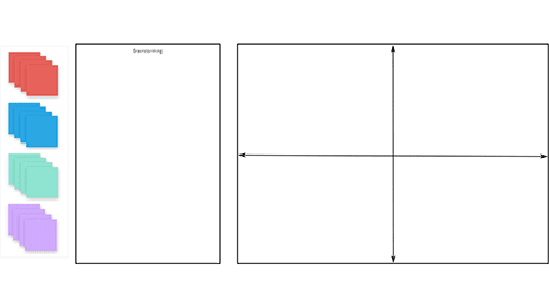 Blank matrix template