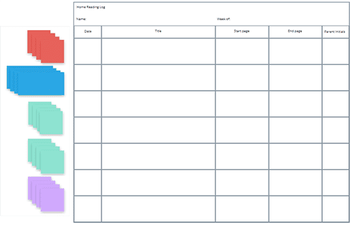 Home reading log