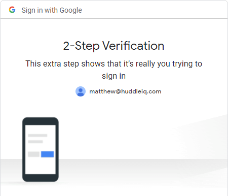 Google two factor